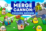 Merge Cannon: Chicken Defense